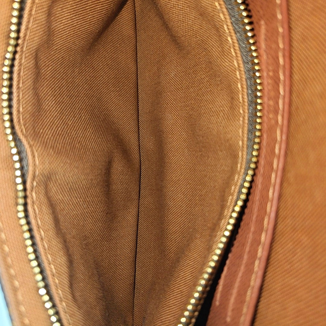 IVY Monogram Coated Canvas Brown