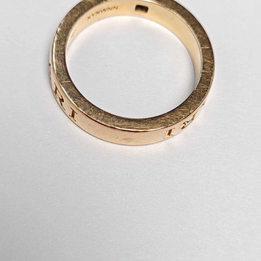 B.ZERO1 18k Rose Gold Ring EU 51
