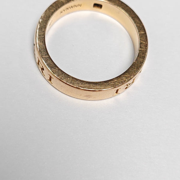B.ZERO1 18k Rose Gold Ring EU 51