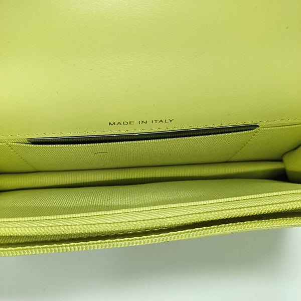 Quilted Calfskin Shoulder Bag Yellow