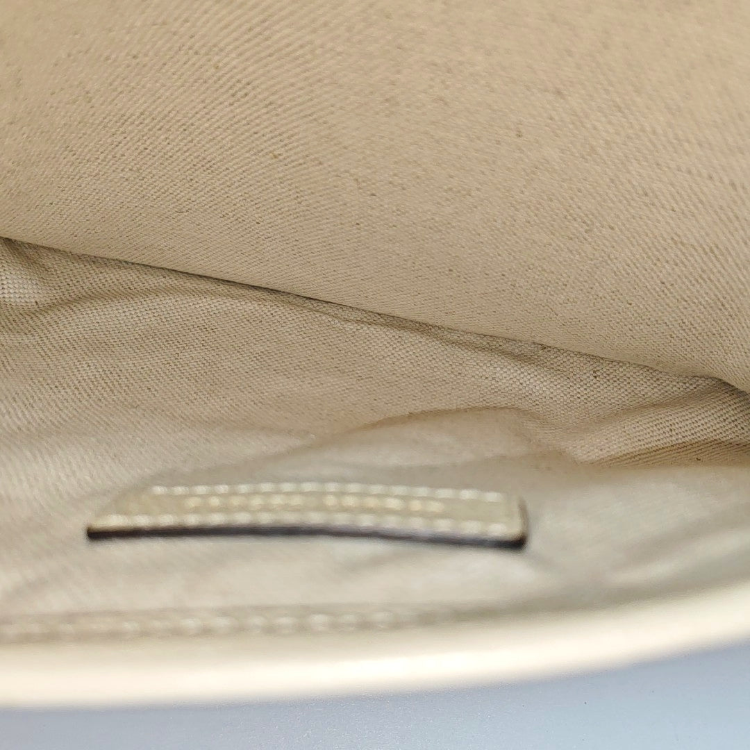 Ophidia Mini Monogram Coated Canvas Beige
