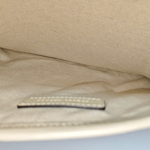 Ophidia Mini Monogram Coated Canvas Beige