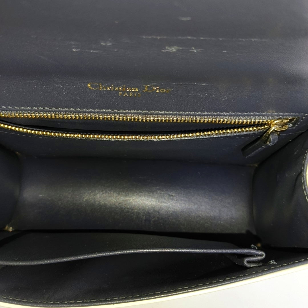 Diorama Small Cannage Calfskin Beige