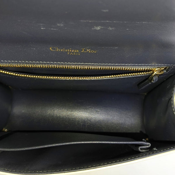 Diorama Small Cannage Calfskin Beige