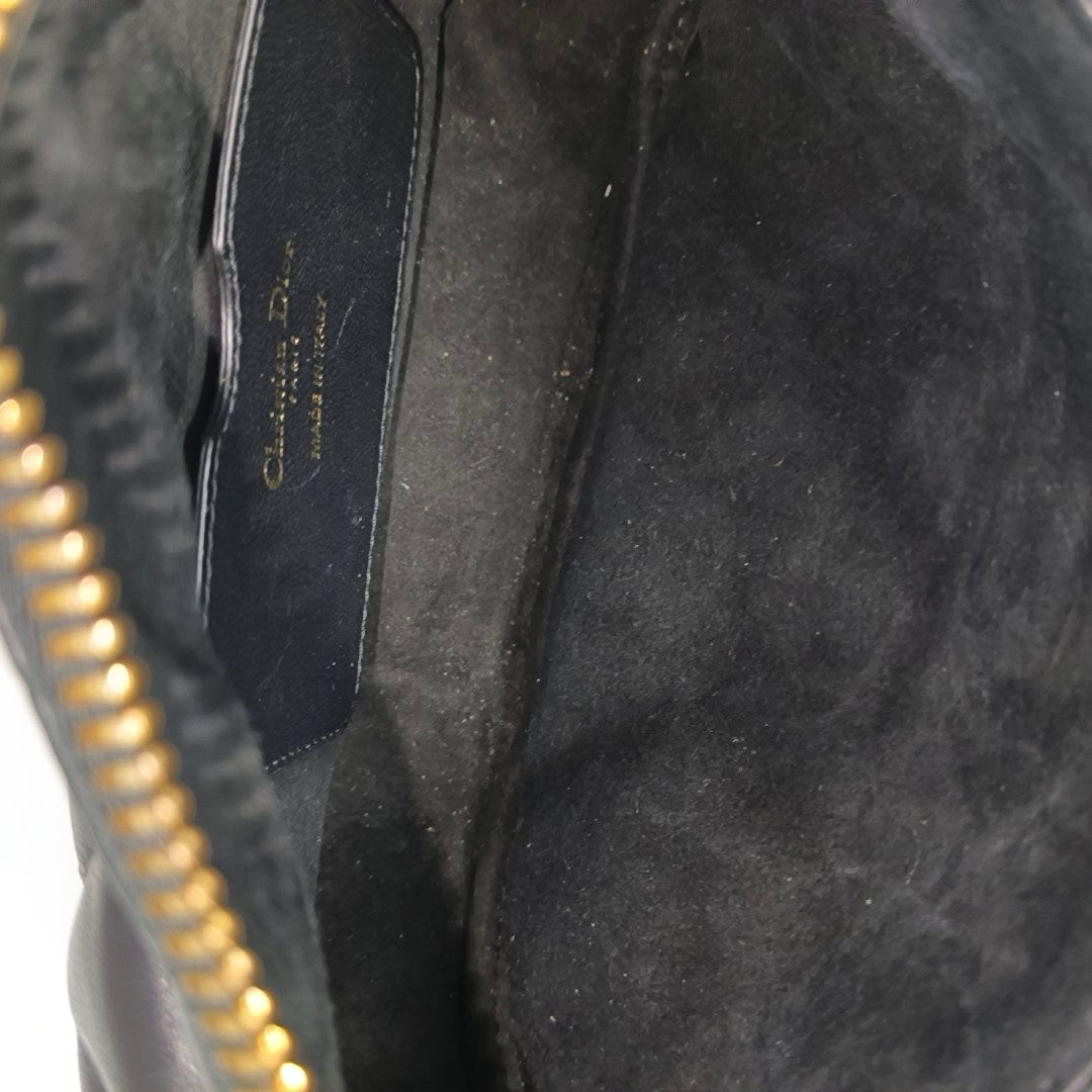 Dior Vibe Hobo Quilted Lambskin Black