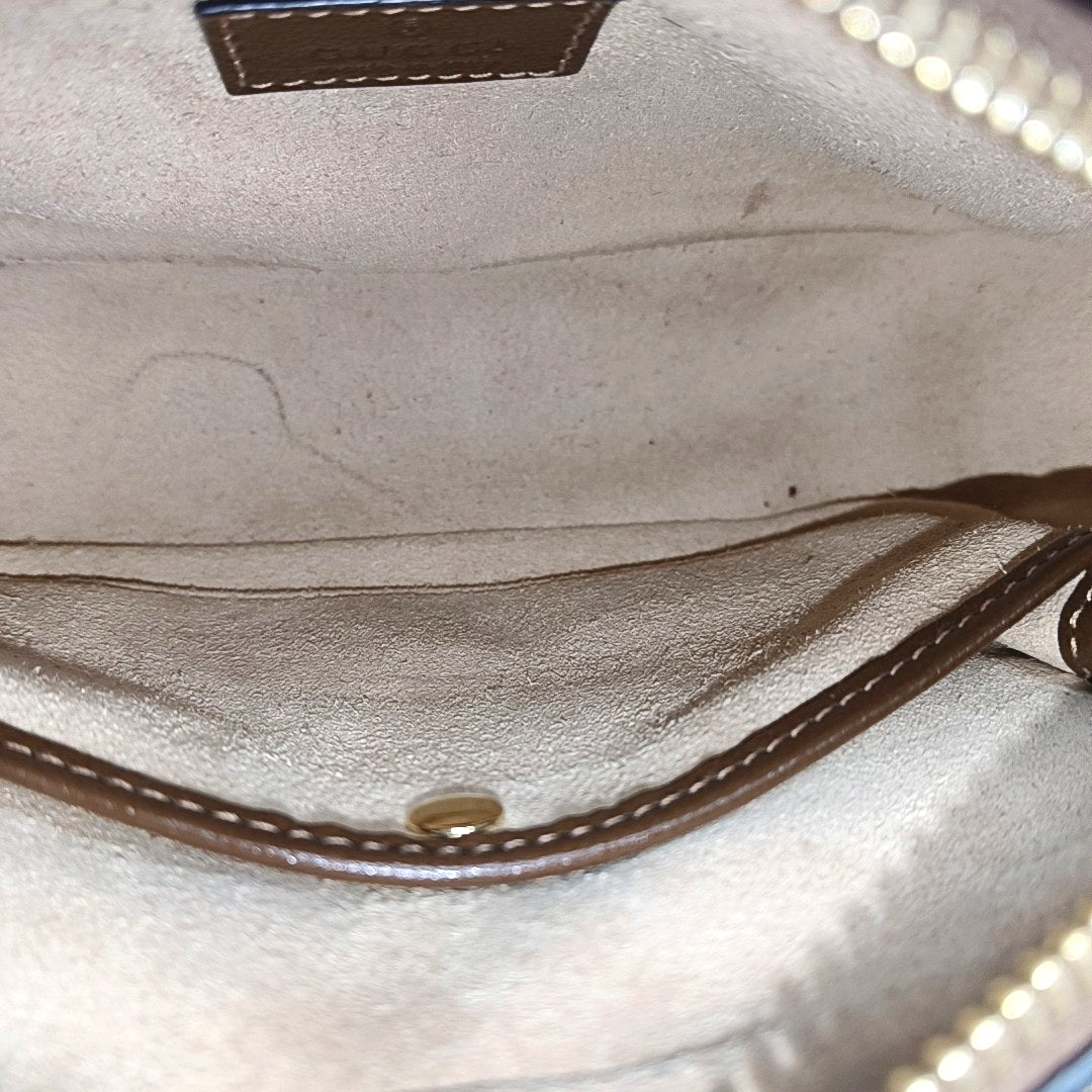Bree Monogram Coated Canvas Beige