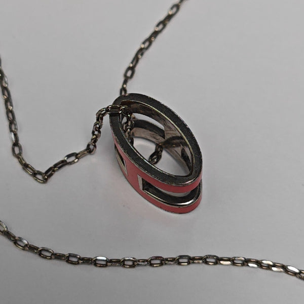Pop H Metal Silver Necklace