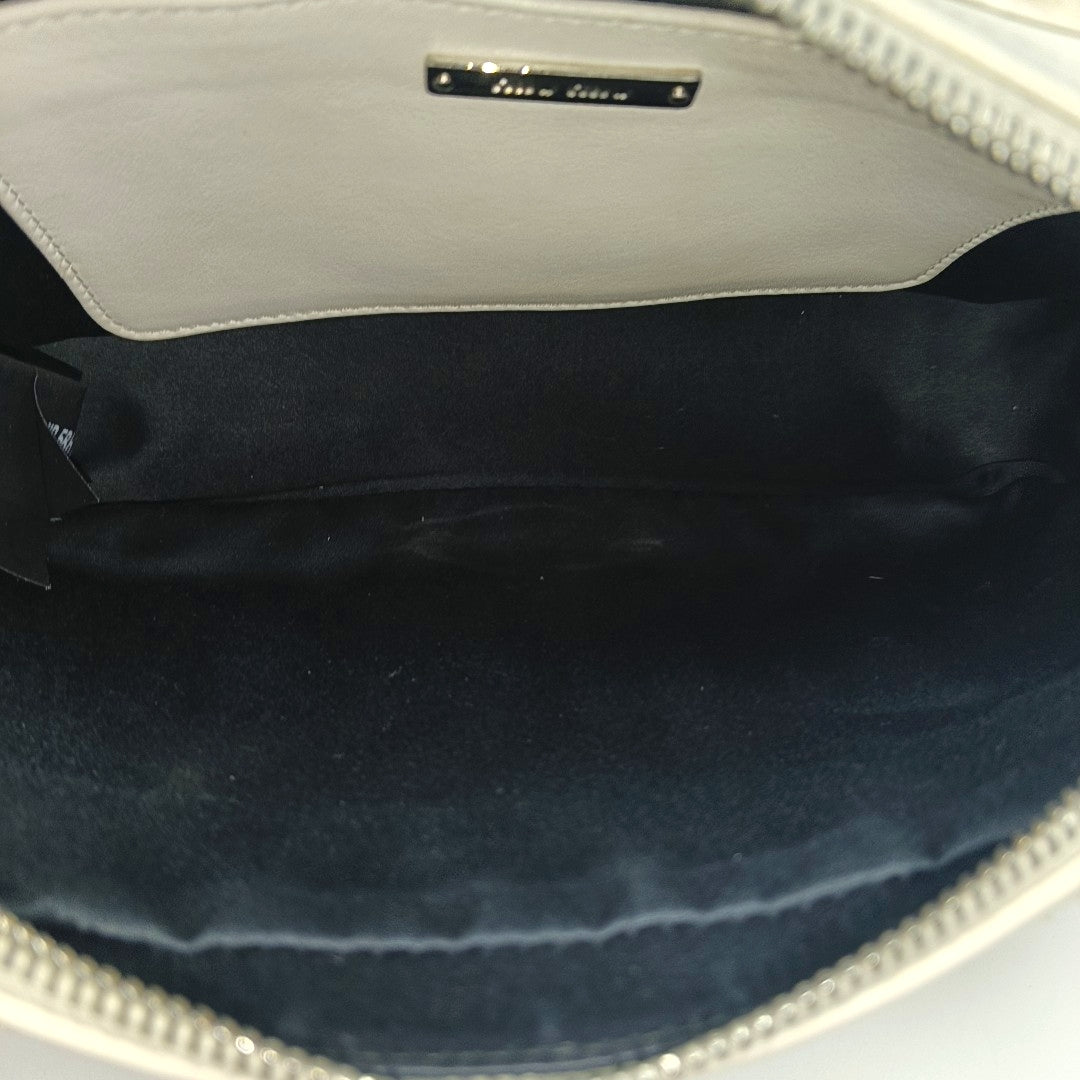 Calfskin Crossbody Bag White
