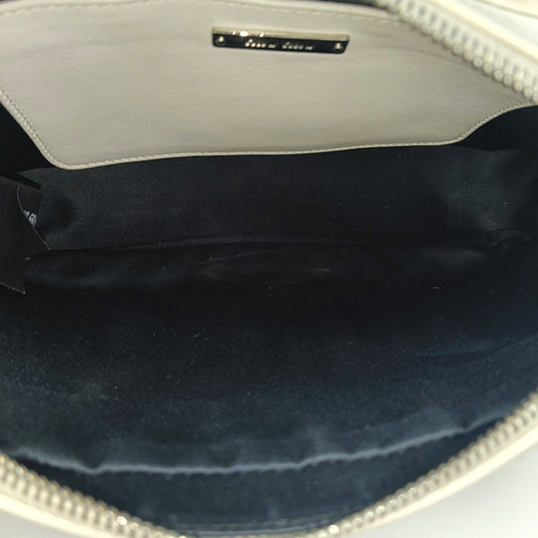 Calfskin Crossbody Bag White