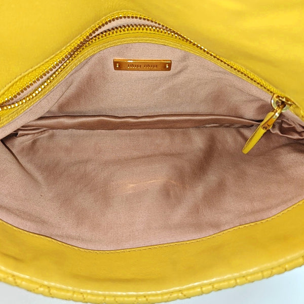 Crystal Quilted Lambskin Yellow
