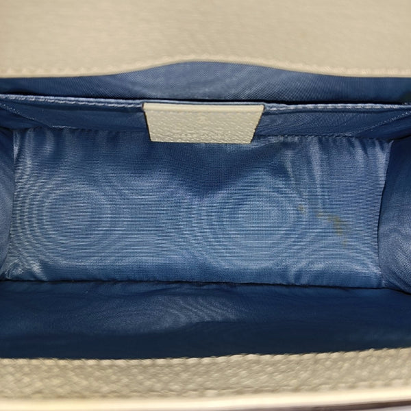 Sylvie Mini Calfskin White