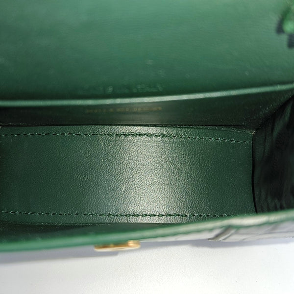 Hourglass Mini Calfskin Green