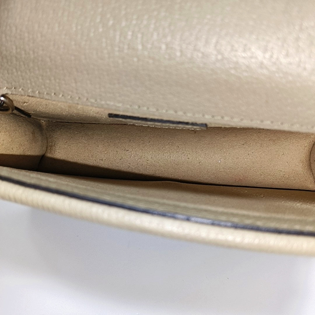 Dionysus Super Mini Monogram Coated Canvas Beige