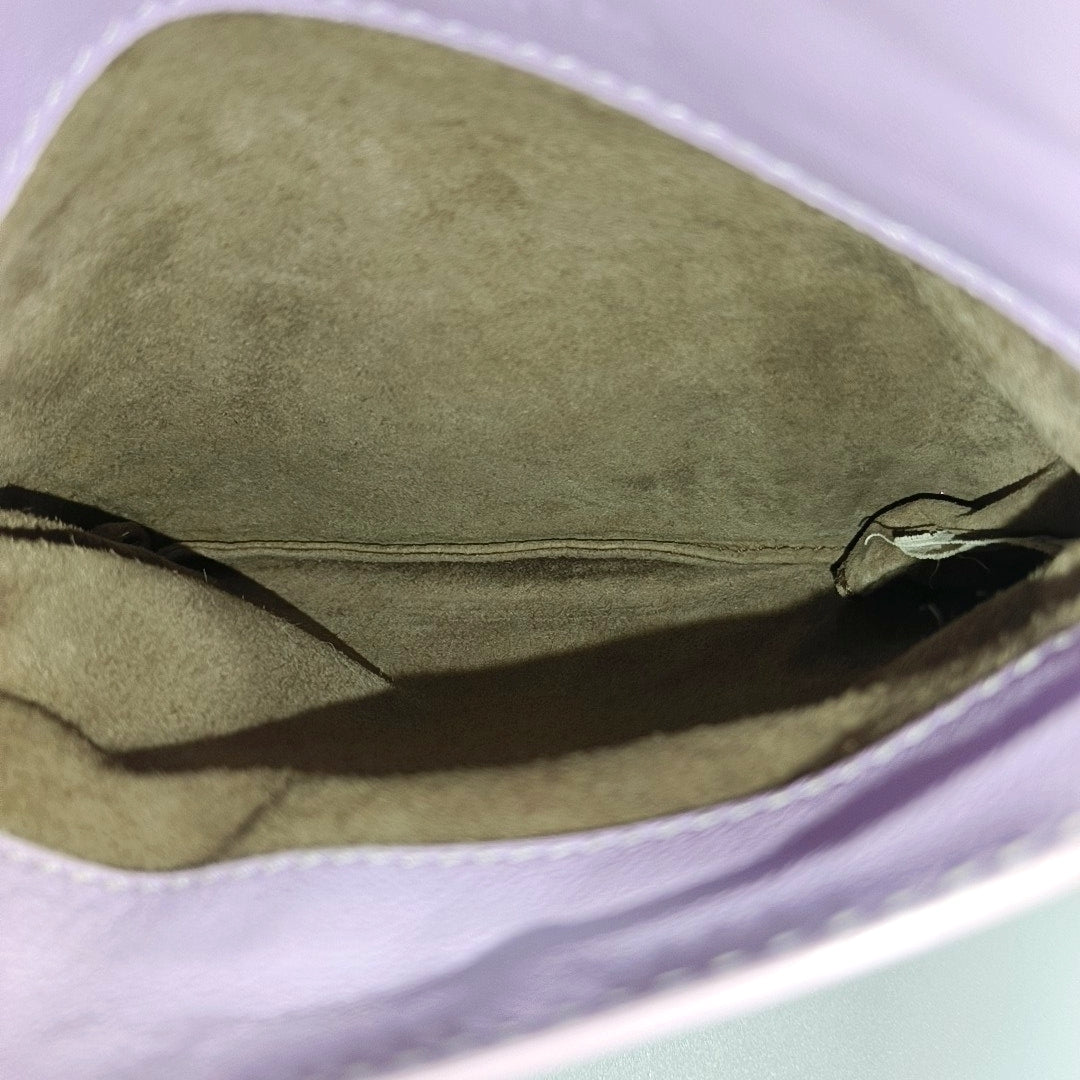 Lambskin Shoulder Bag Purple