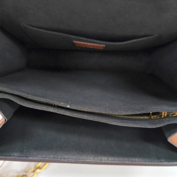 DAUPHINE MM Monogram Coated Canvas Brown
