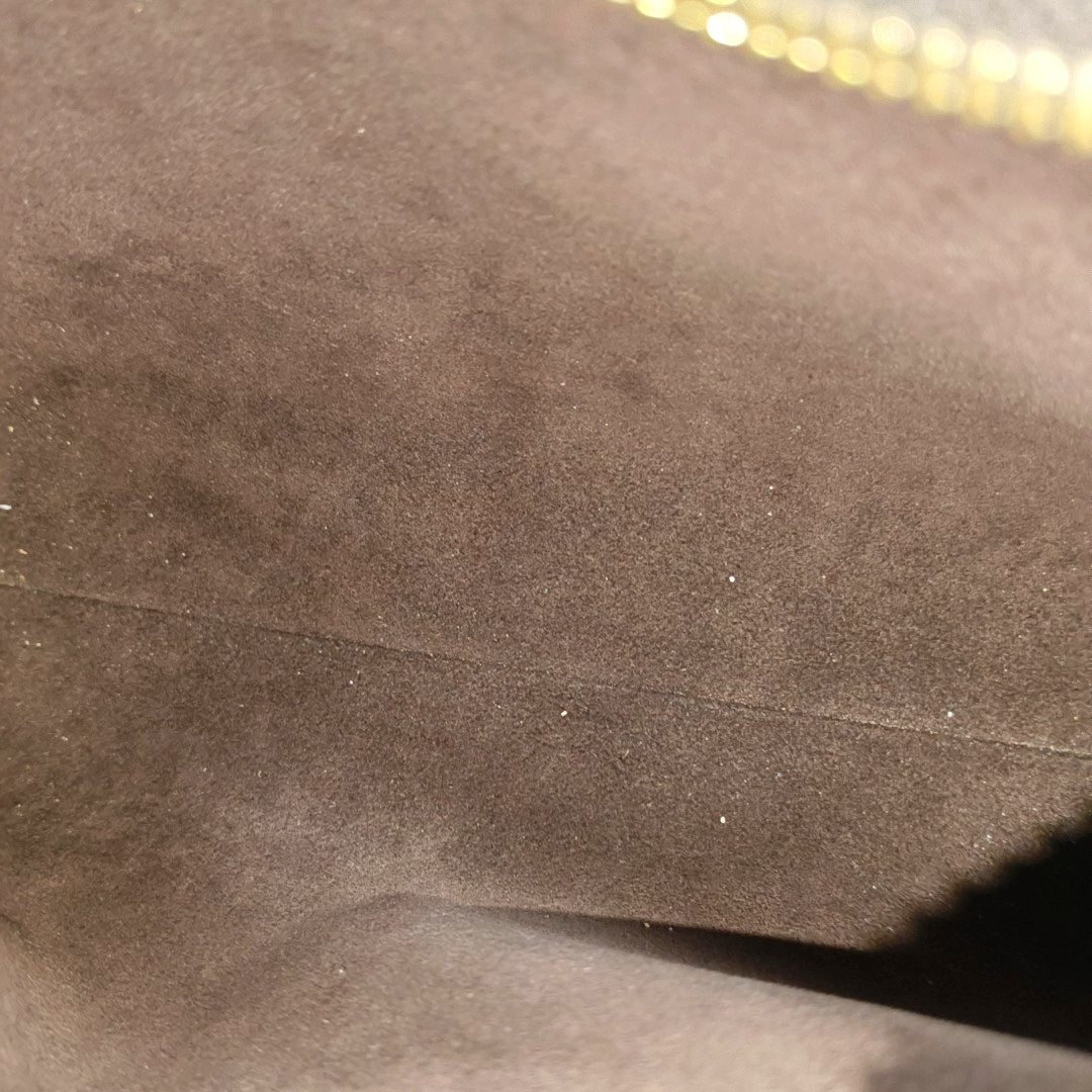 SIDE TRUNK MM Monogram Coated Canvas Brown