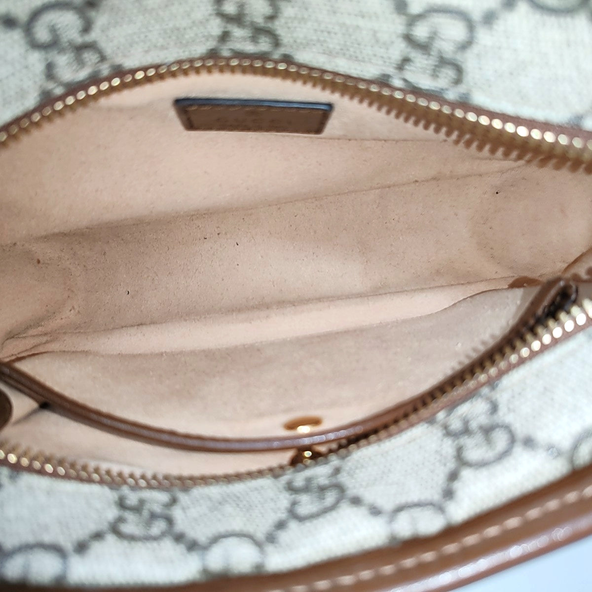 Bree Monogram Coated Canvas Beige