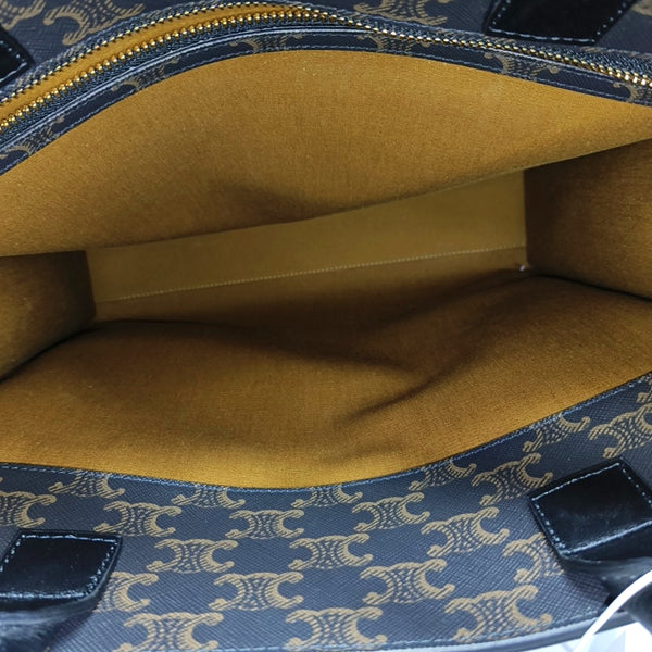 CABAS CELINE Small Coated Canvas Black