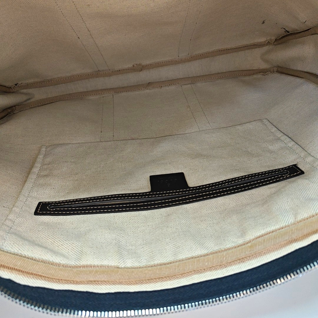 Joy Monogram Coated Canvas Beige