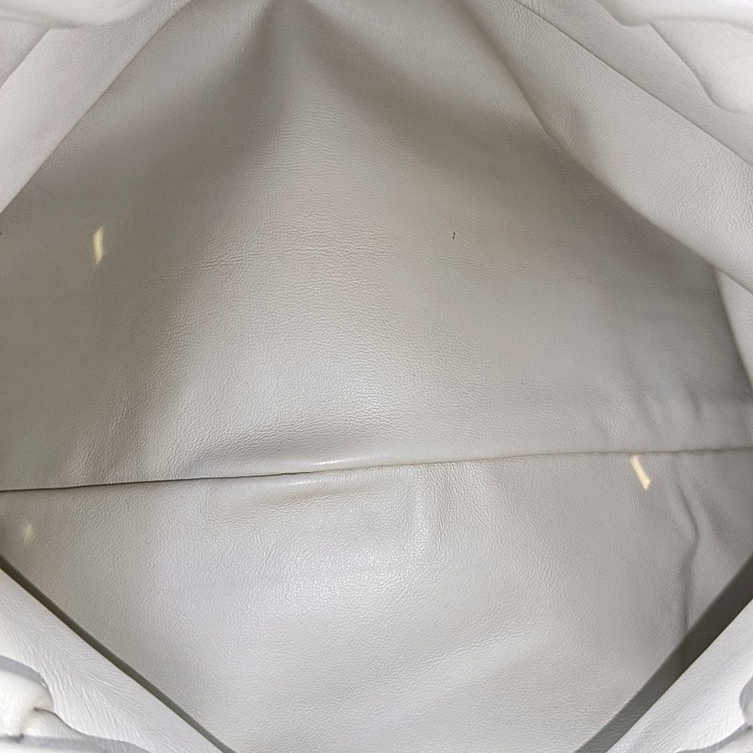 The Pouch Mini Calfskin White