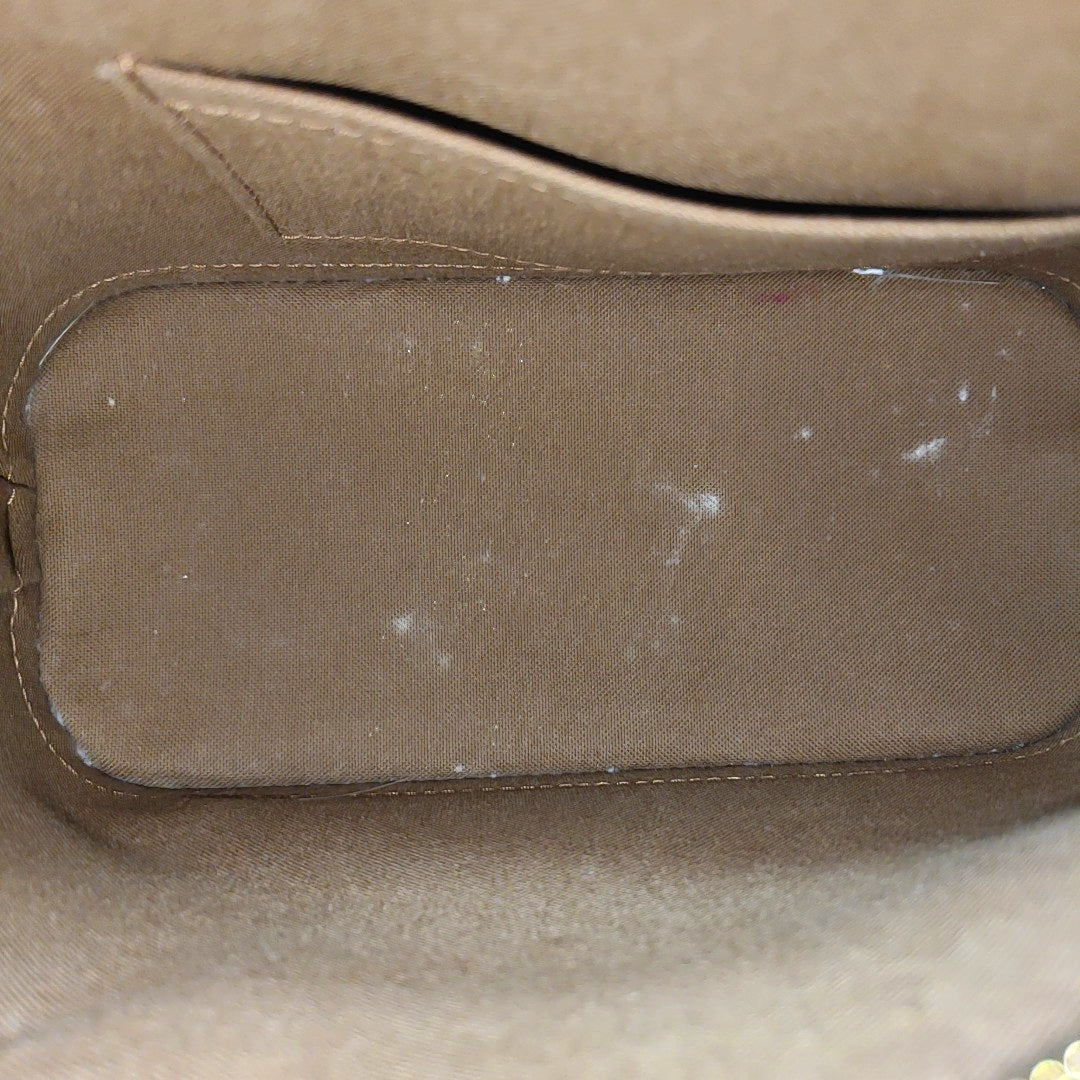 ALMA BB Monogram Coated Canvas Brown
