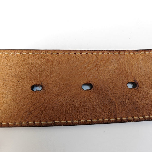 Coated Canvas Belt Black