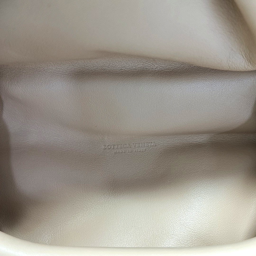 Calfskin Shoulder Bag Beige