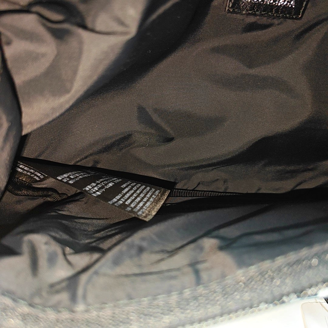 Coated Canvas Belt Bag Medium Black