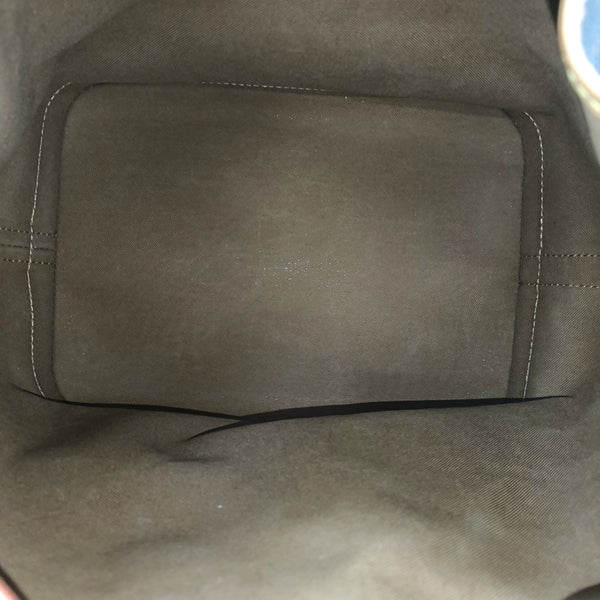 NOÉ MM Monogram Coated Canvas Brown