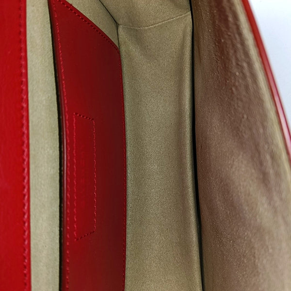 Calfskin Crossbody Bag Red