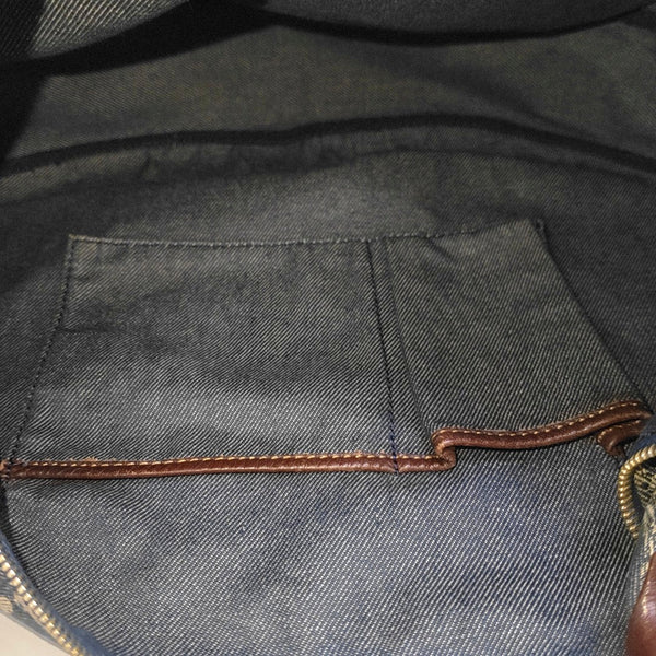 Canvas Shoulder Bag Blue