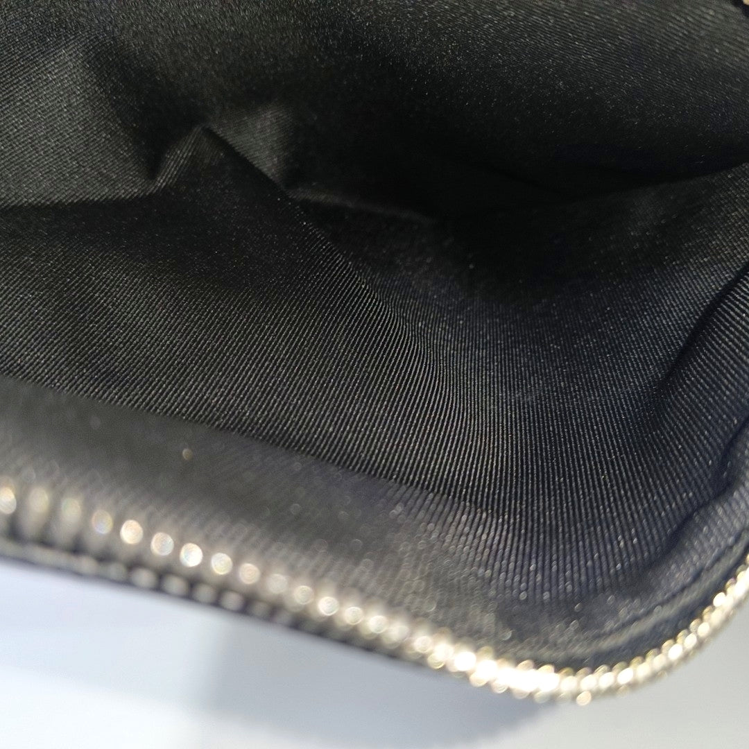 DUO Monogram Coated Canvas Black