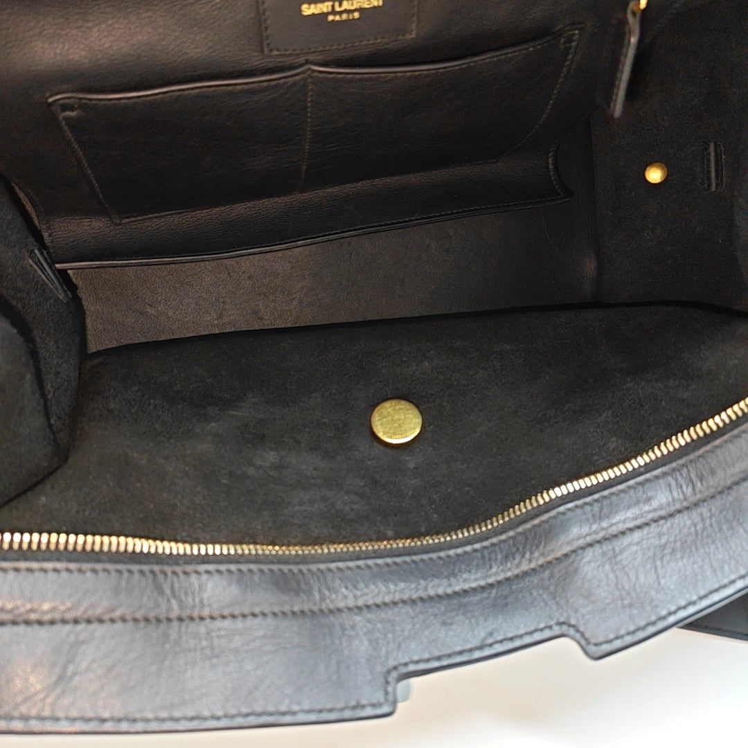 CHYC Y LIGNE Medium Calfskin Black