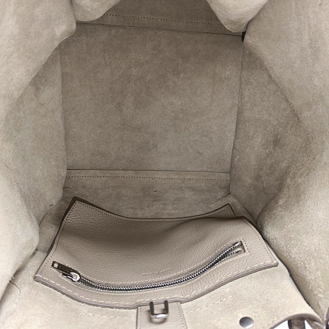 BIG BAG Small Calfskin Gray