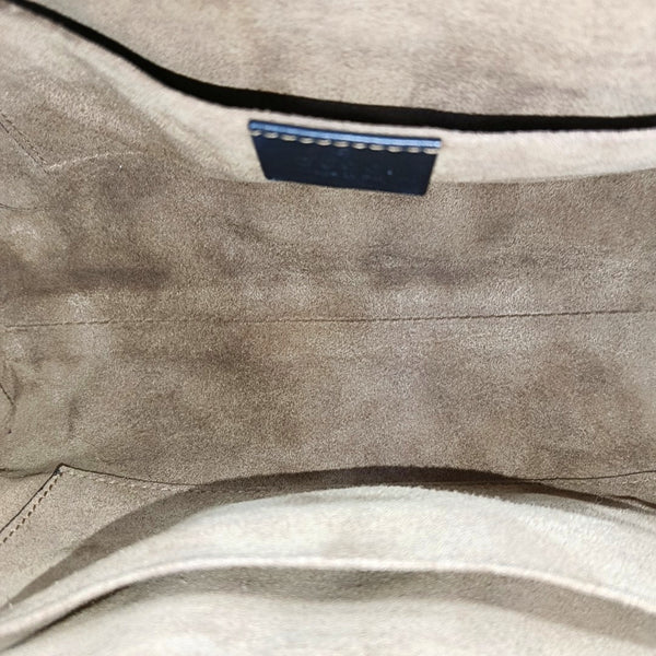 Padlock Small Monogram Coated Canvas Beige