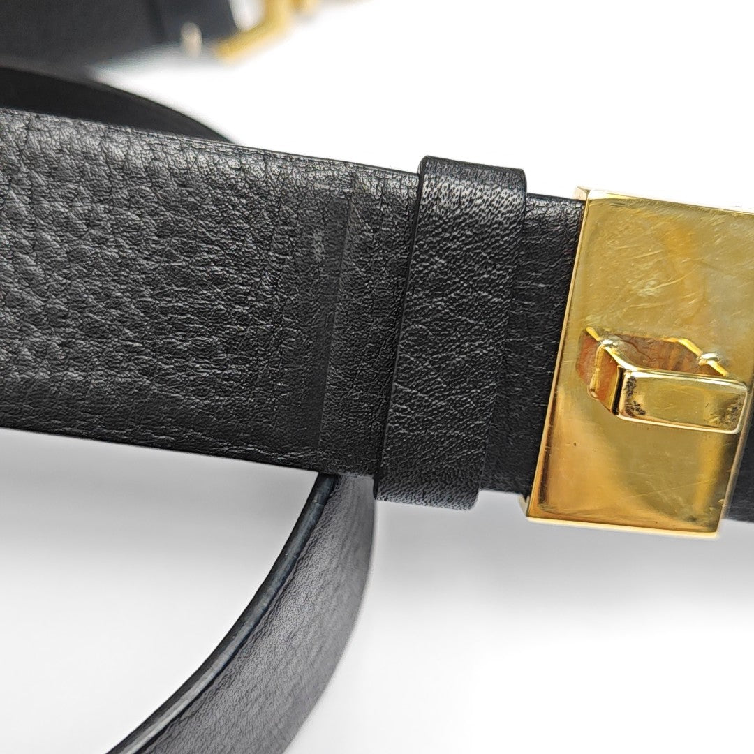 Leather Belt Black