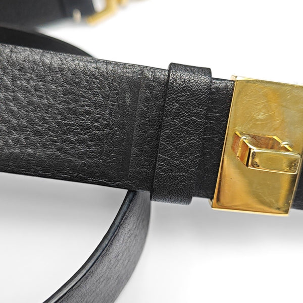Leather Belt Black