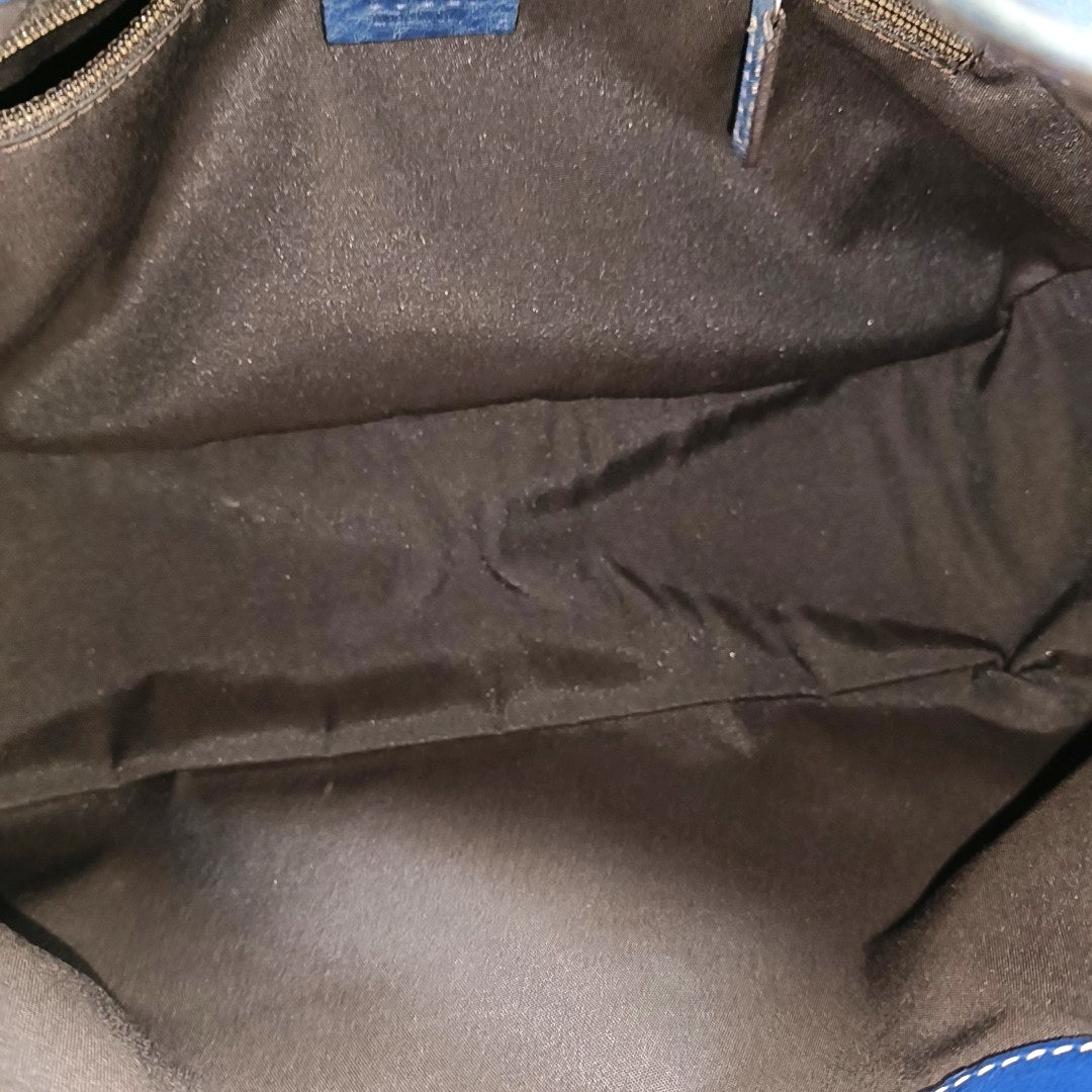 Monogram Canvas Top Handle Bag Blue