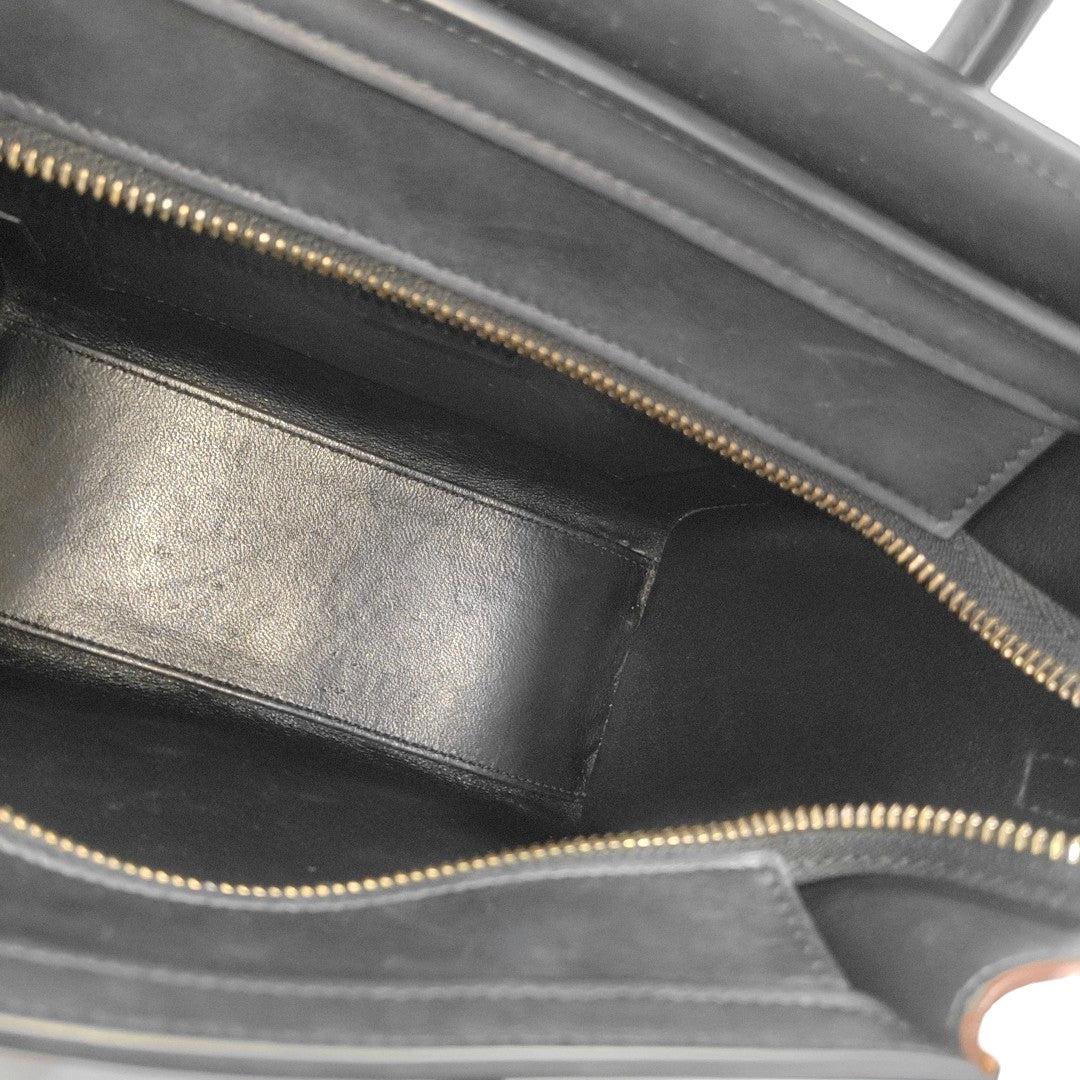 LUGGAGE Nano Calfskin Gray