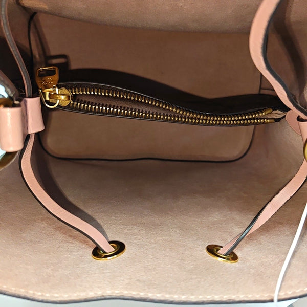 NÉONOÉ MM Monogram Coated Canvas Brown