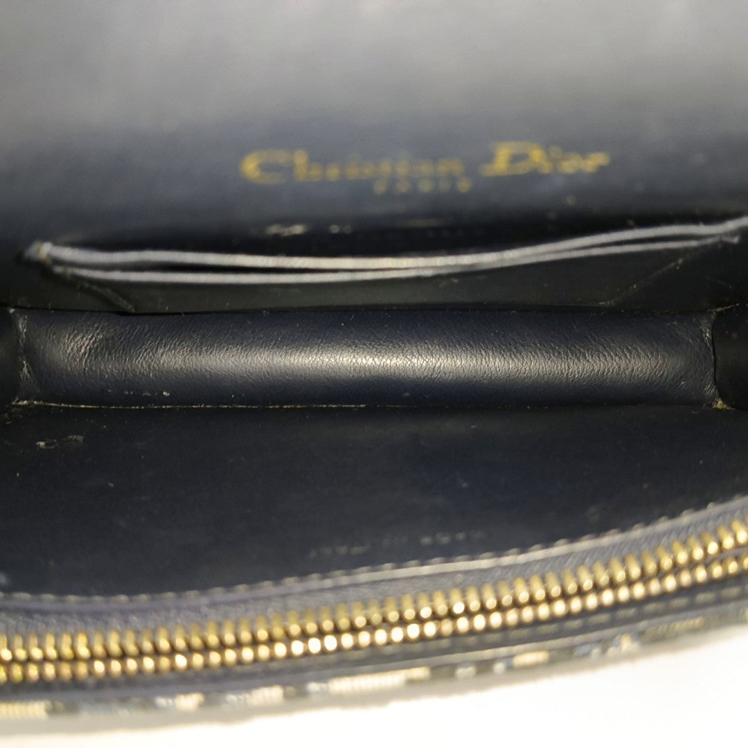 Authenticated pre-owned  Saddle Oblique Canvas Blue - Belt Bag at Looply