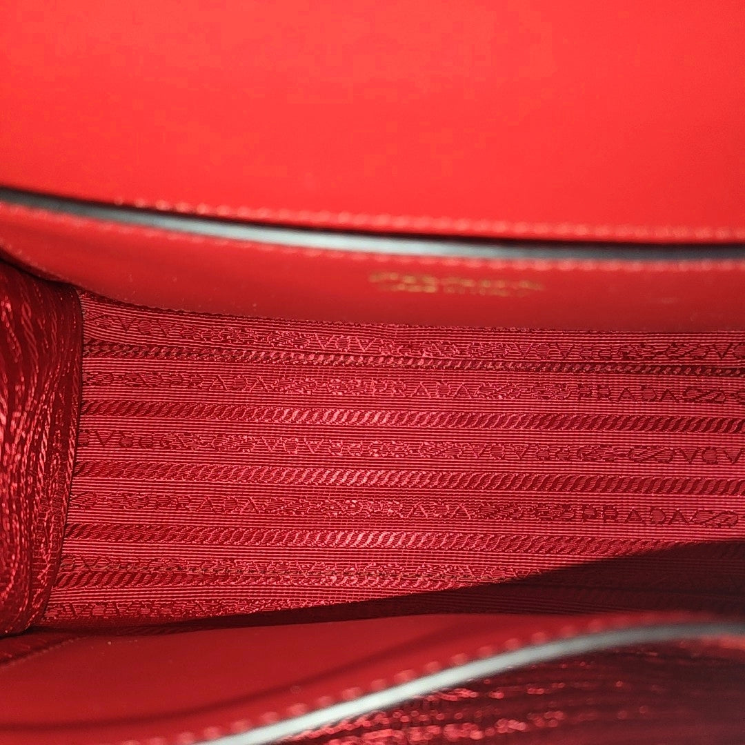 Monochrome Saffiano Calfskin Red