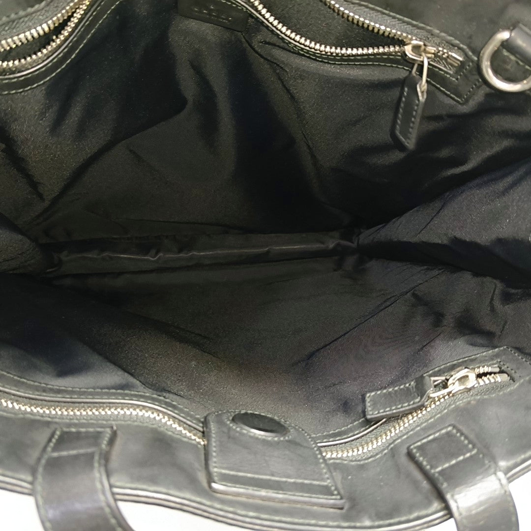 Monogram Coated Canvas Black