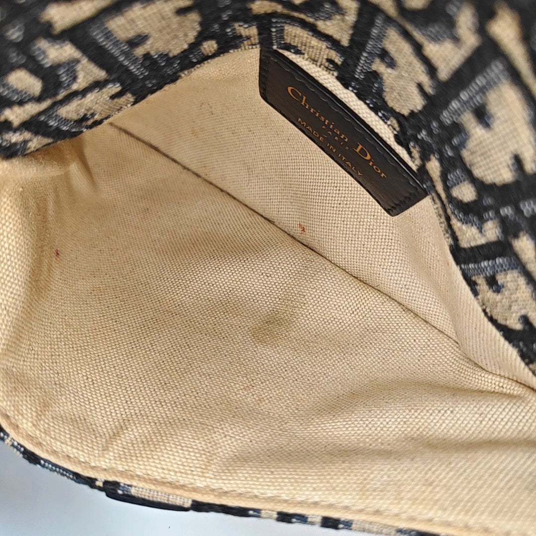 Saddle Mini Oblique Fabric Blue