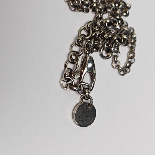 Interlocking G 925 Sterling Silver Necklace