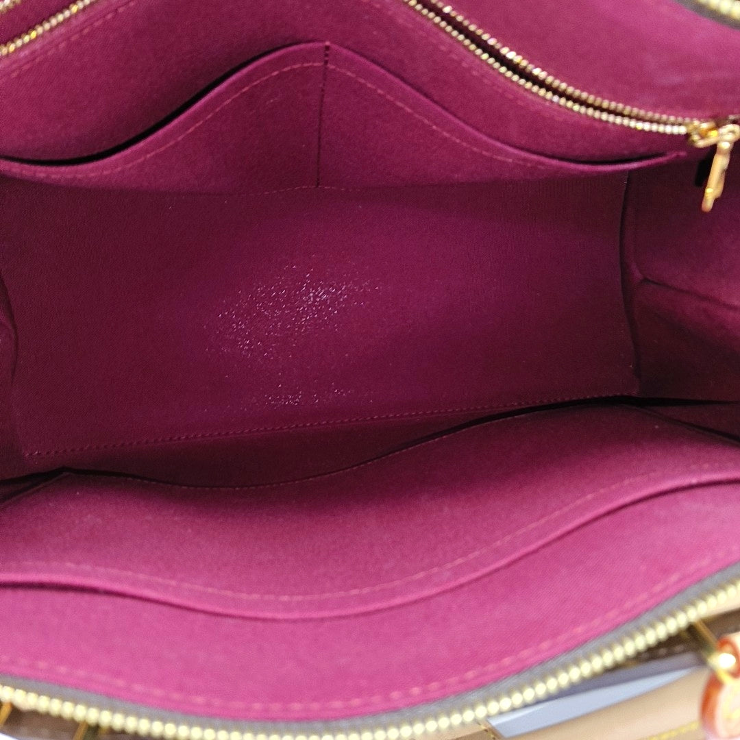 PALAIS GM Monogram Coated Canvas Brown