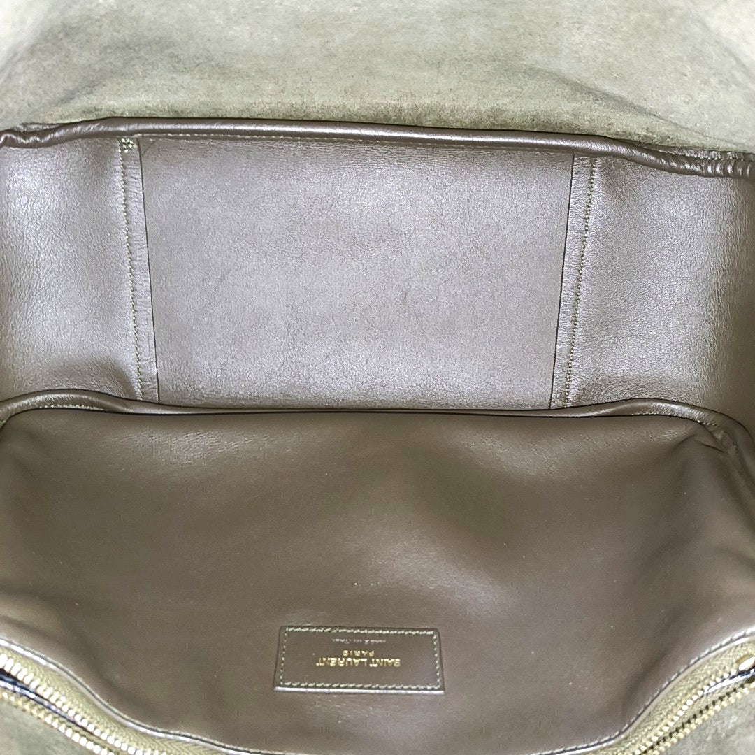 LE 5 À 7 Calfskin Green