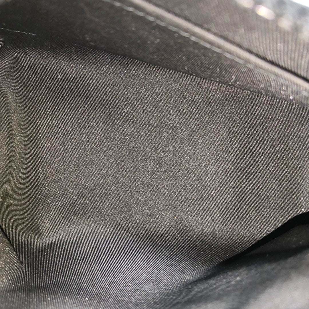 KEEPALL 25 Monogram Calfskin Black
