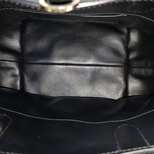Toujours Nano Cannage Calfskin Black