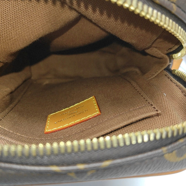 AMAZON Monogram Coated Canvas Brown